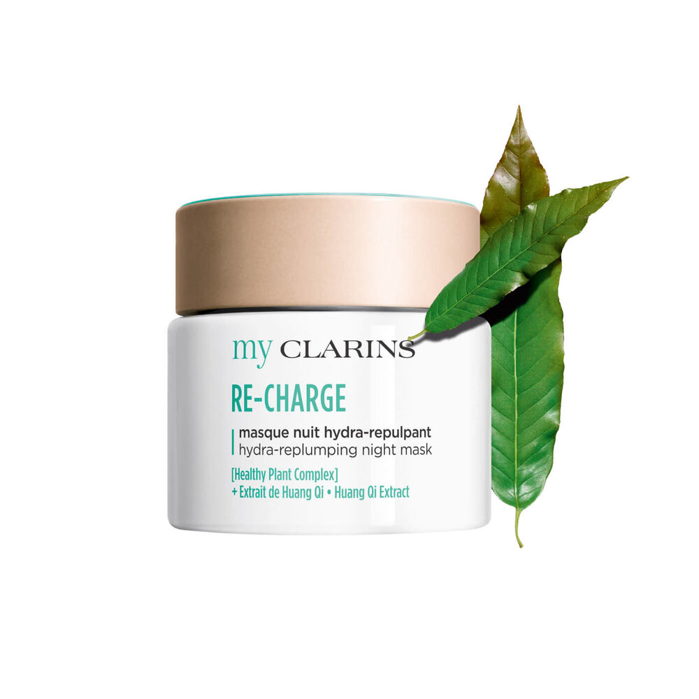 Re-Charge Detox-Replumping Night Mask packshot with huang qi extract ingredient