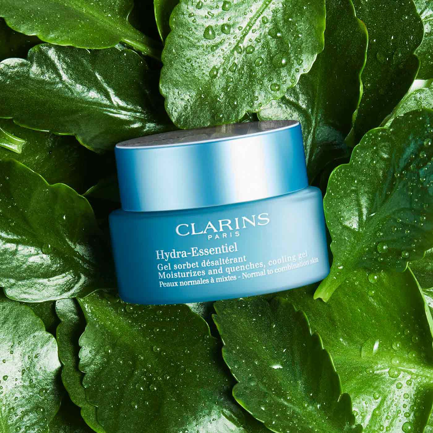clarins hydra essentiel moisturizes and quenches cooling gel