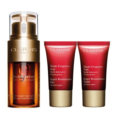 Double Serum & Super Restorative Anti-aging routine