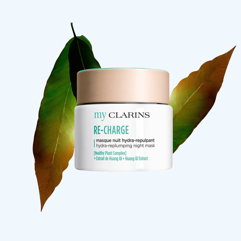 Re-Charge Detox-Replumping Night Mask packshot with huang qi extract ingredient