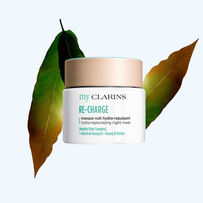 Re-Charge Detox-Replumping Night Mask packshot with huang qi extract ingredient