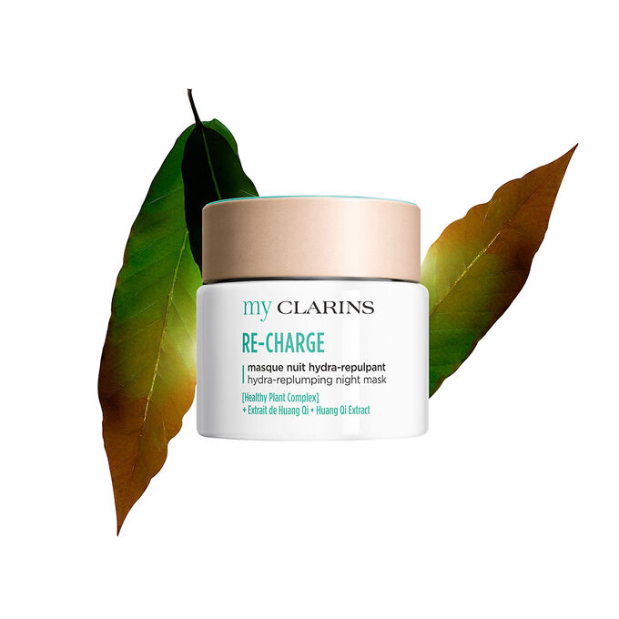 Re-Charge Detox-Replumping Night Mask packshot with huang qi extract ingredient
