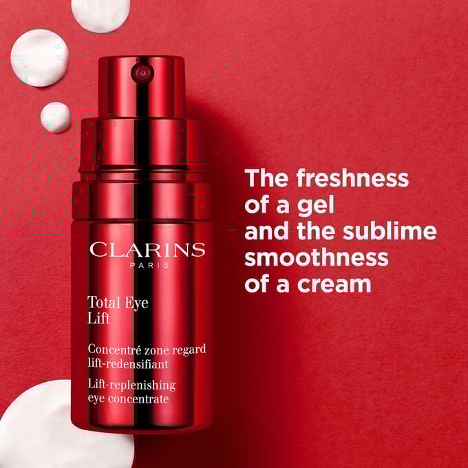 Total Eye Lift fresh gel and smooth cream texture