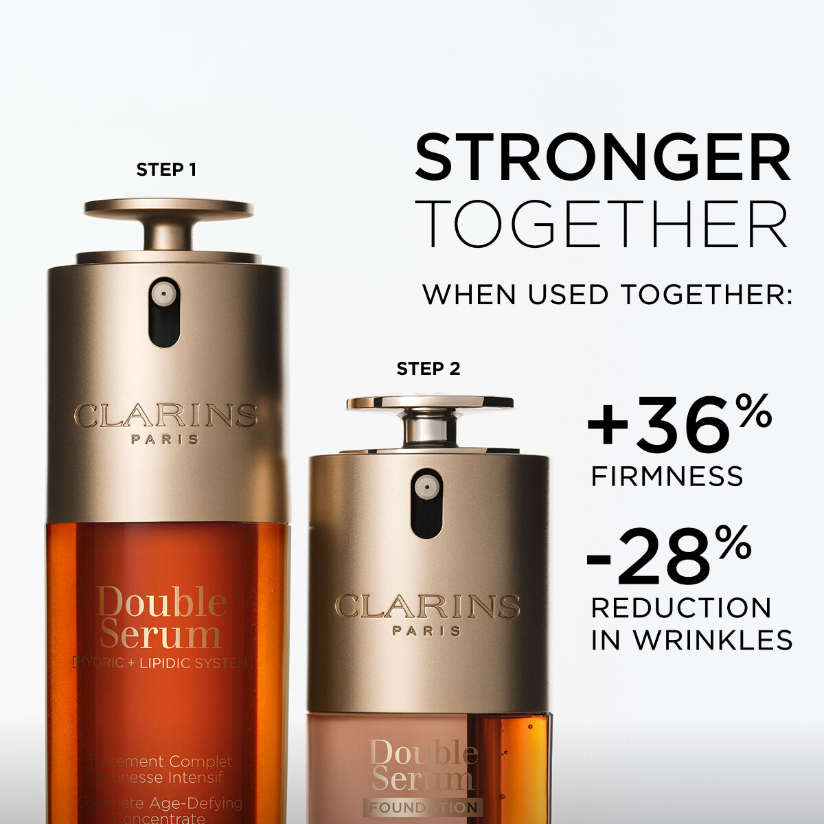 DOUBLE SERUM Foundation 2in1 Hybrid Foundation L2C | CLARINS® UK