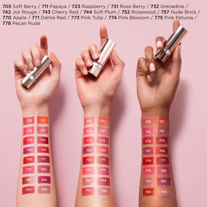 Joli Rouge Refillable Lip Collection