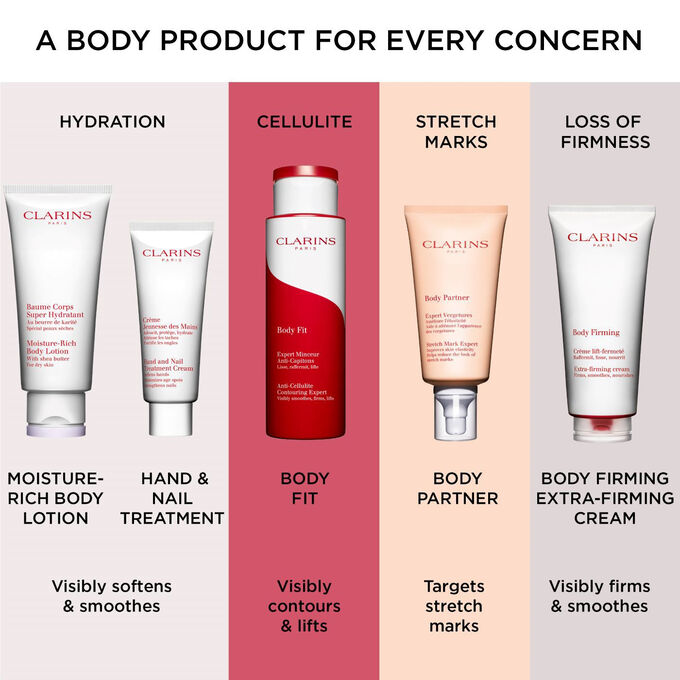 Contouring ritual with Body Fit Active, Contour Treatment Oil and Exfoliating Body Scrub