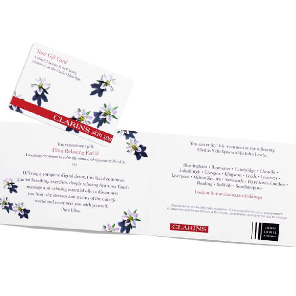 Spa Gift Voucher Ultra Relaxing Facial at John Lewis & Partners
