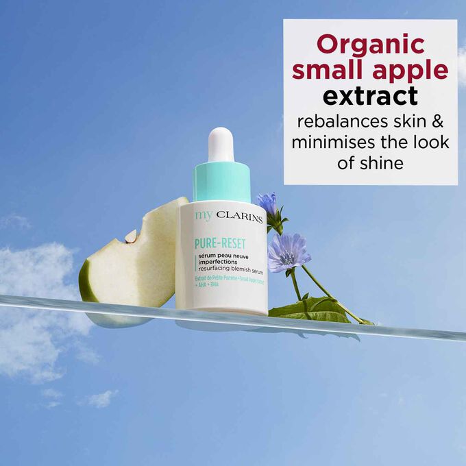 Pure-Reset Resurfacing Blemish Serum with organic apple extract