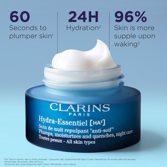 Hydra-Essentiel Night Cream airy and cocooning texture