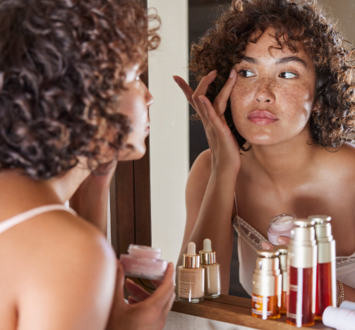 Model cleansing face