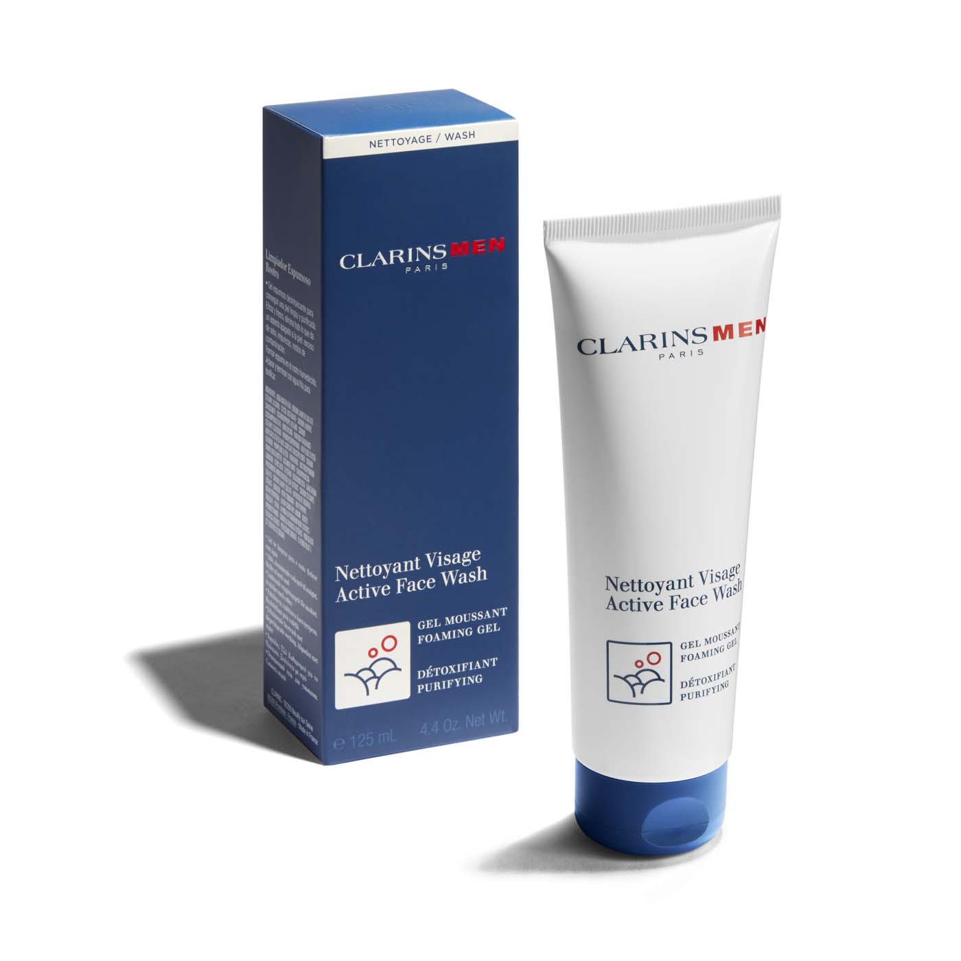 ClarinsMen Active Face, Wash Scrub and Wash, ClarinsMen Clarins Clarins