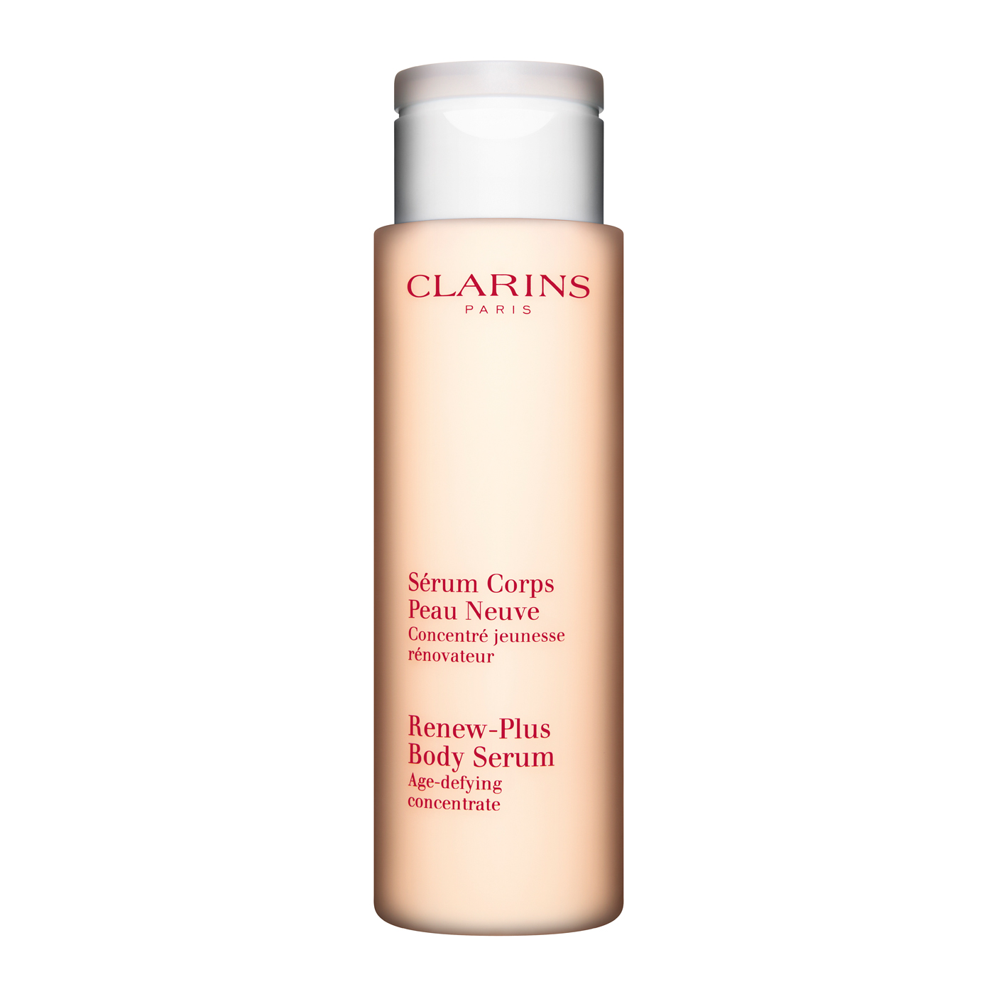 Concentrated antiaging body serum that visibly firms, smoothes, and