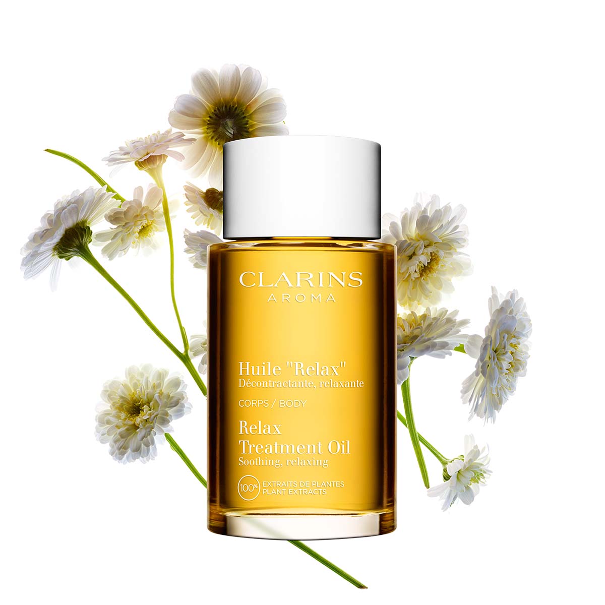 Relax Body Treatment Oil, Soothing Relaxing, Body | Clarins