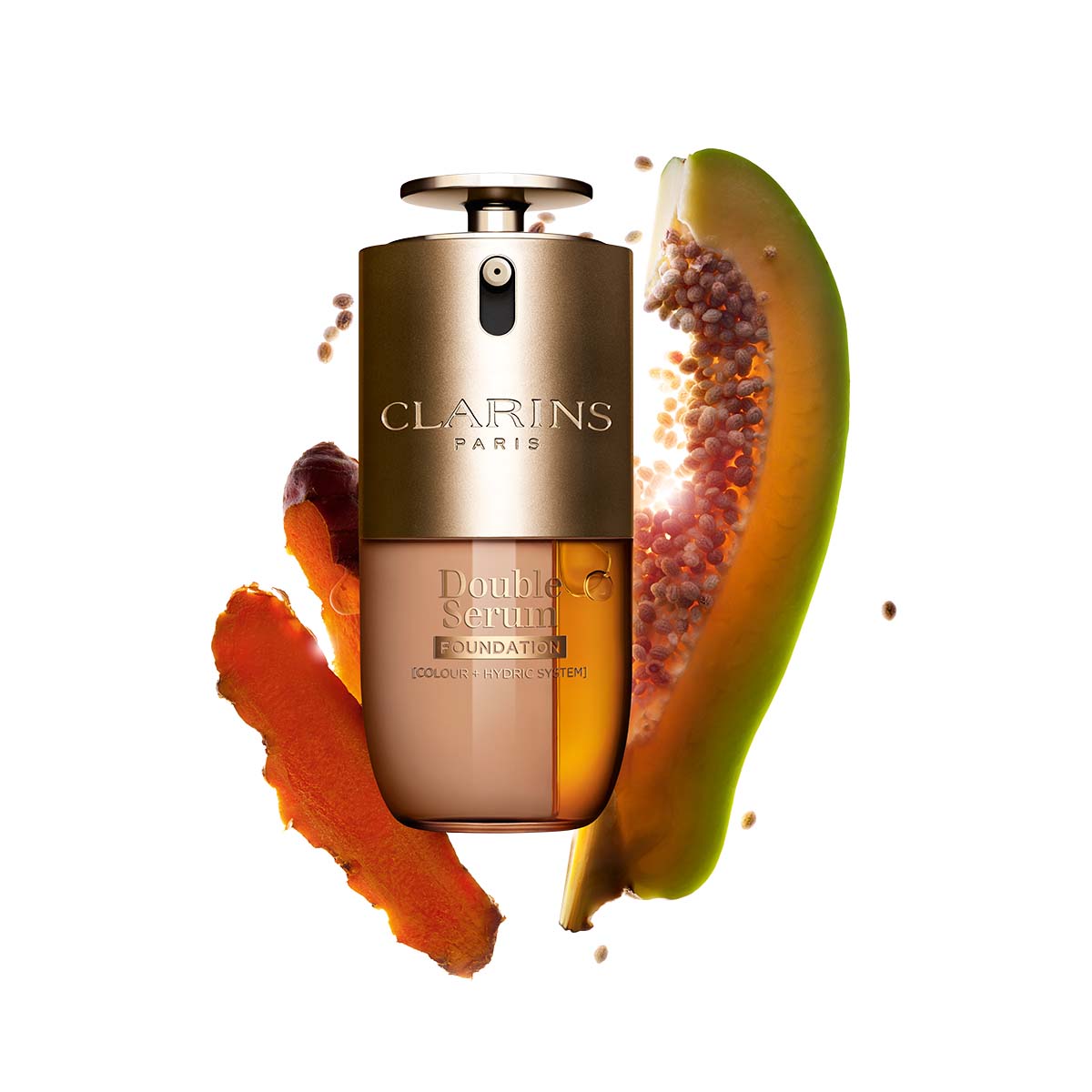 DOUBLE SERUM Foundation 2in1 Hybrid Foundation M3C | CLARINS® UK