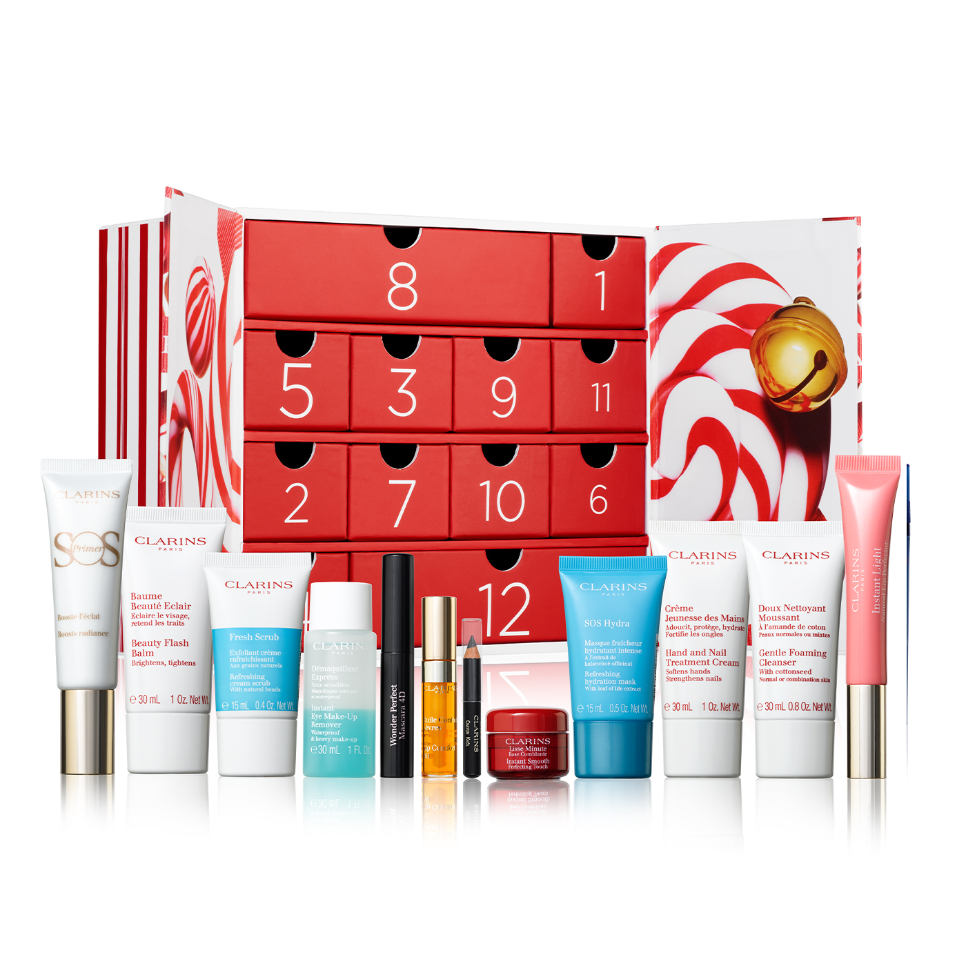 12 Days of Christmas Calendar for Women Clarins