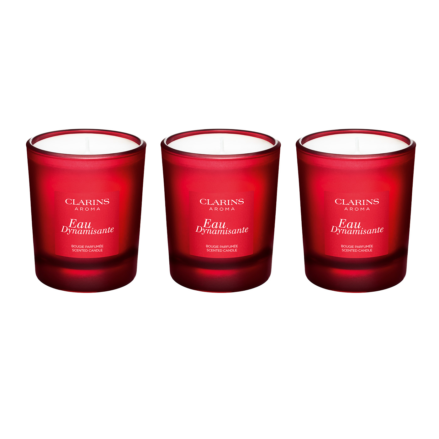 Eau Dynamisante Candle Trio CLARINS® UK