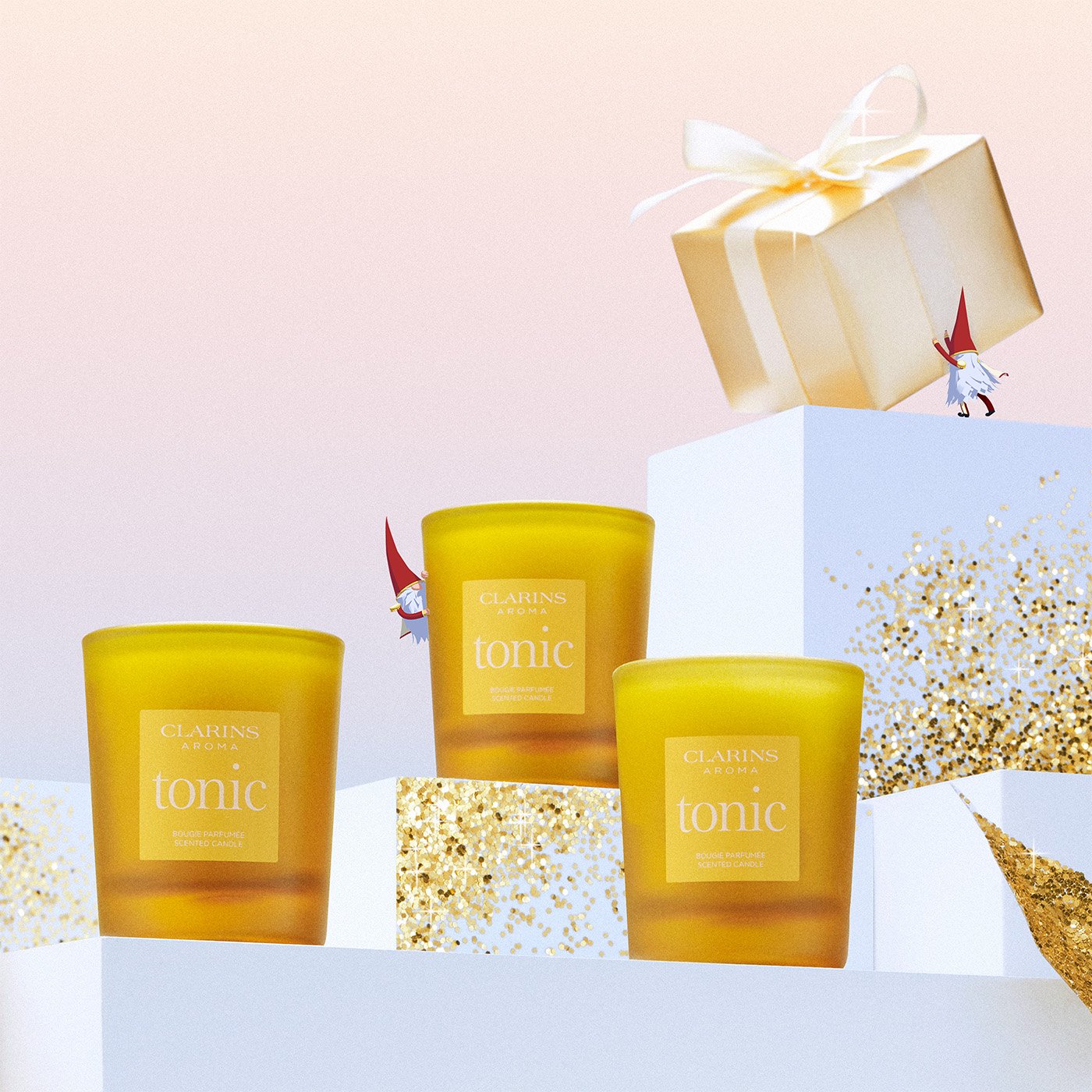 Tonic Candle Trio CLARINS® UK